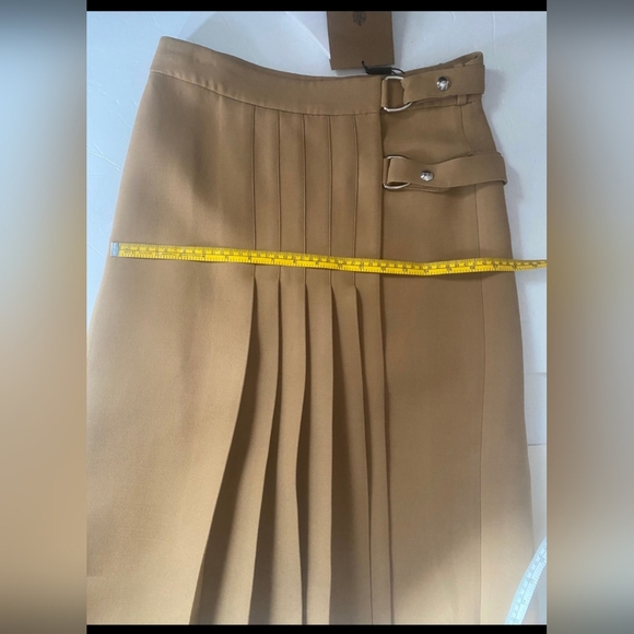 Burberry Wool & Silk Pleated Skirt - Picture 11 of 12